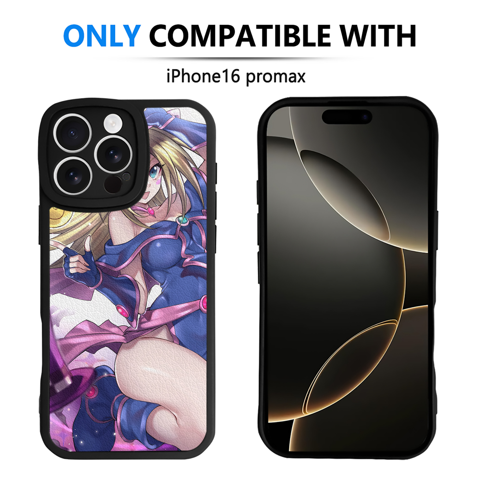 （画像用） 遊☆戯☆王 Yu-Gi-Oh! 【iPhone 16シリーズ対応】シリコンスマホケース（レザー調） 材質：シリコン